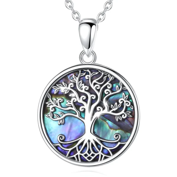 collier arbre de vie en argent sterling 925
