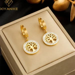 boucles d’oreilles arbre de vie