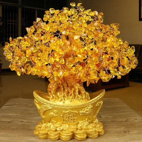 arbre de vie en citrine feng shui