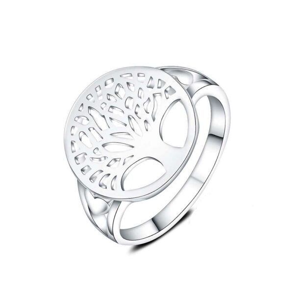 bague arbre de vie amour en argent sterling 925