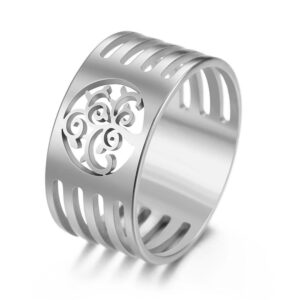 bague arbre de vie design argent