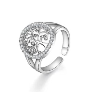 bague arbre de vie diamant