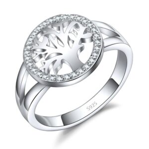 bague arbre de vie en argent sterling 925