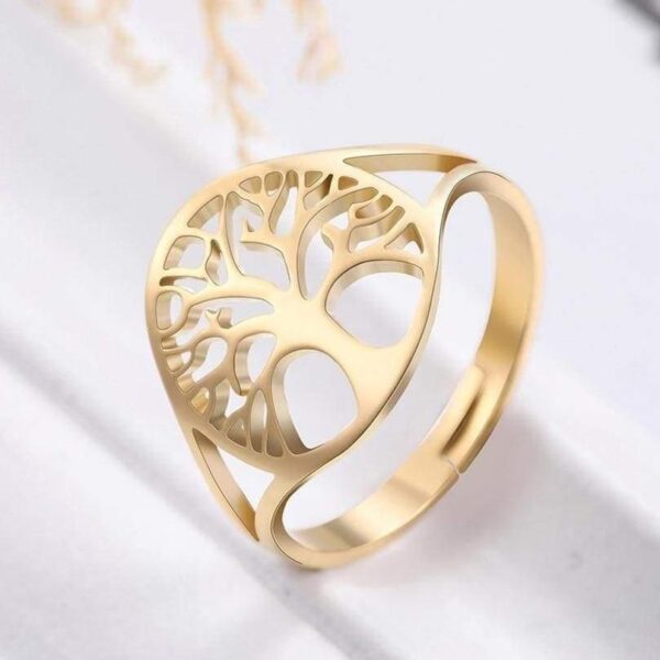 bague arbre de vie en or