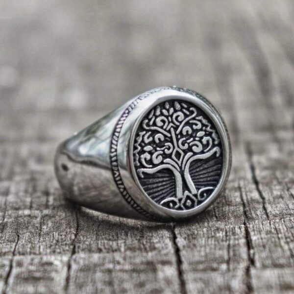 bague arbre de vie homme