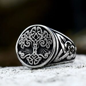 bague arbre de vie homme nordique