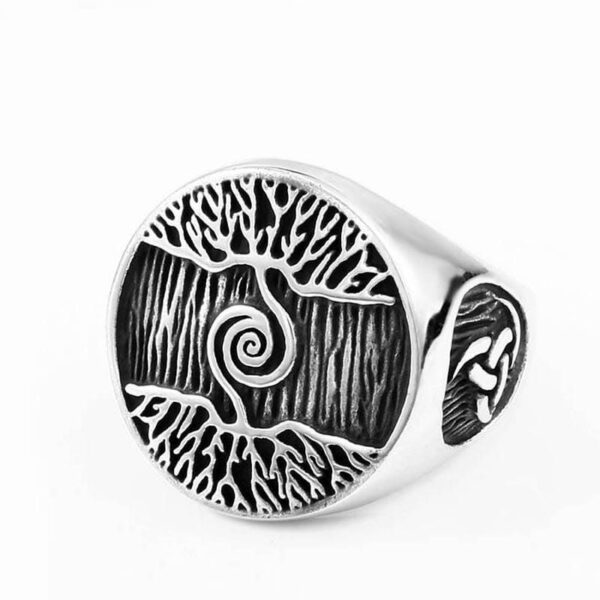 bague arbre de vie homme viking