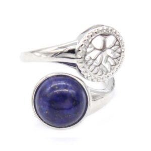 bague arbre de vie lapis lazuli