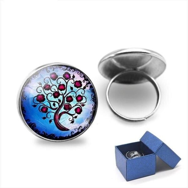 bague arbre de vie paix intérieure