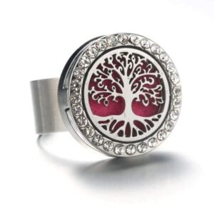 bague arbre de vie strass