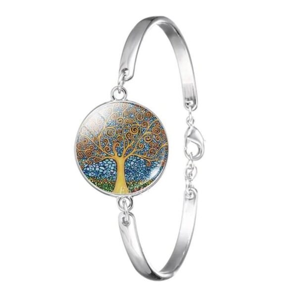bracelet arbre de vie abstrait