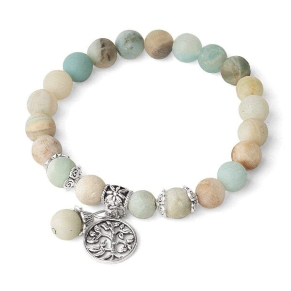 bracelet arbre de vie pierre amazonite