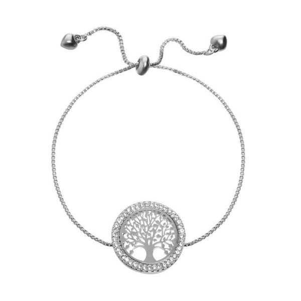 bracelet arbre de vie plaqué argent