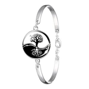 bracelet arbre de vie ying et yang