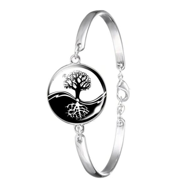 bracelet arbre de vie ying et yang