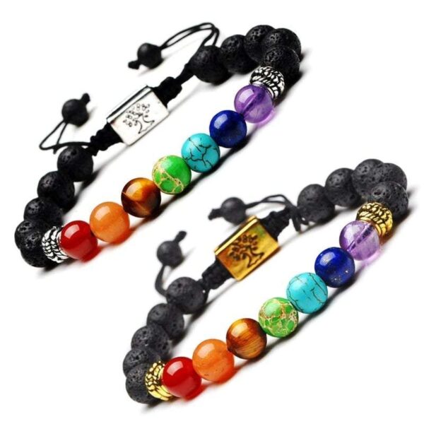 bracelet de guérison 7 chakras arbre de vie