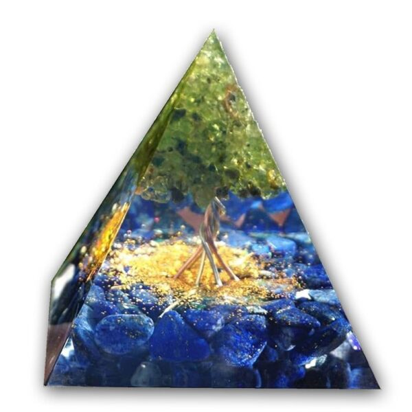orgonite arbre de vie lapis lazuli