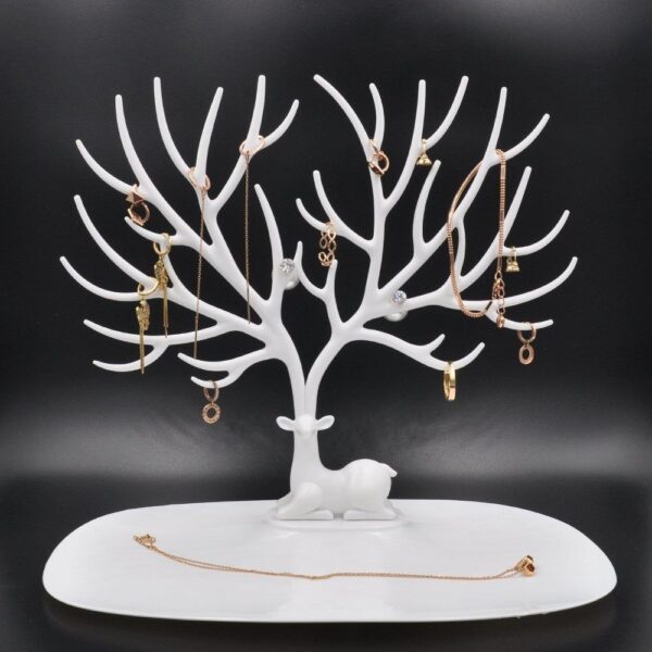 porte-bijoux arbre de vie blanc