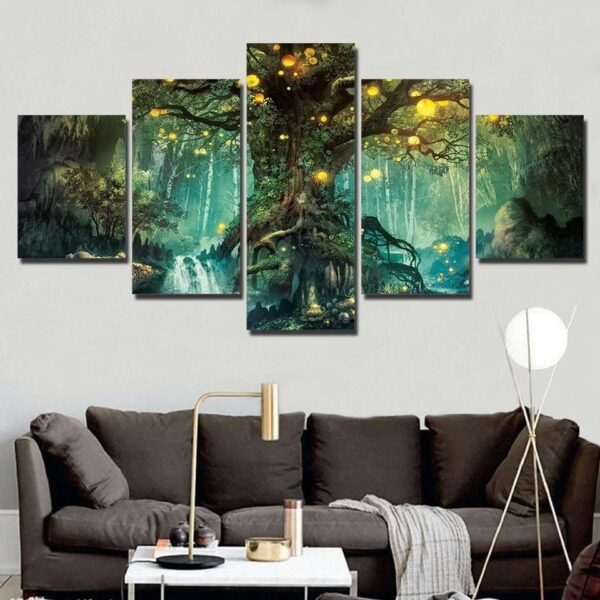 tableau arbre de vie mystique